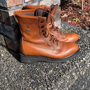 Wolverine leather boots